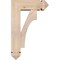 Ekena Millwork Westlake Arts and Crafts Smooth Bracket w/ Offset Brace, Douglas Fir, 5 1/2"W x 14"D x 22"H BKT0604X14X22WTL03SDF - alternate 4